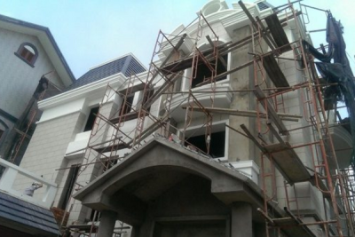 Hoàn thiện phần xây thô tại công trình nhà ở xây dựng trọn gói tại Hà Nội