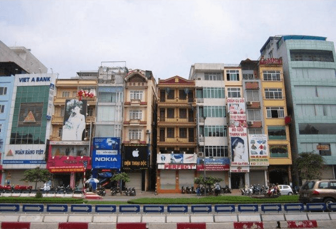 Các loại hình nhà phố ở Hà Nội