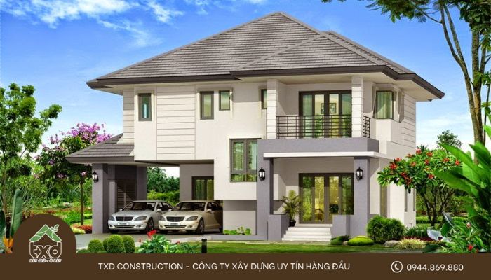 Ưu điểm của nhà biệt thự 2 tầng