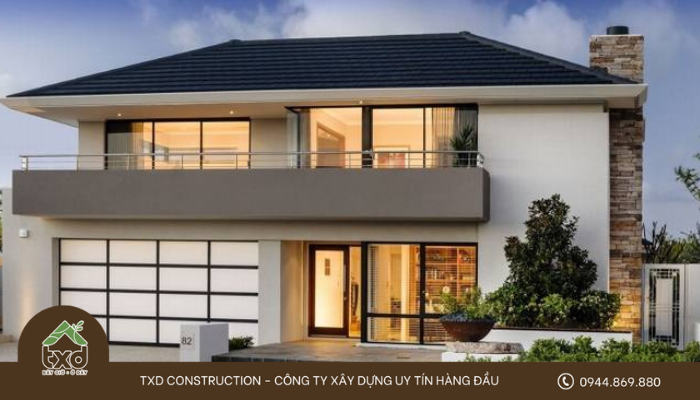 Nhà phố 2 tầng hiện đại