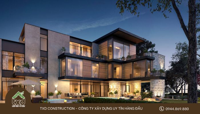 Kinh nghiệm tối ưu chi phí xây nhà biệt thự 3 tầng