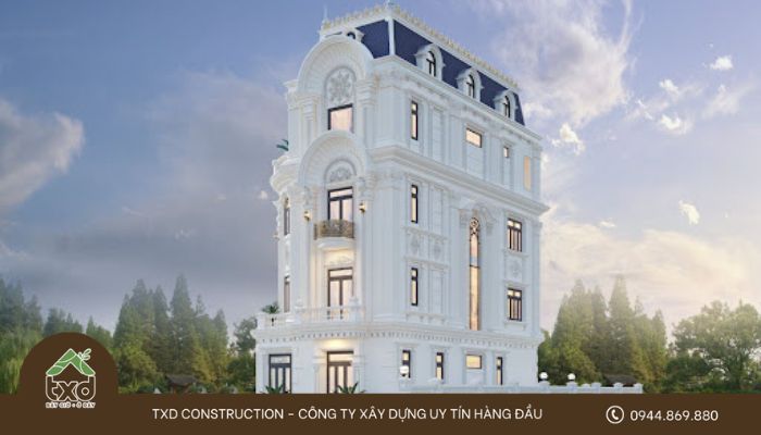 Cách tính chi phí xây biệt thự tân cổ điển trọn gói