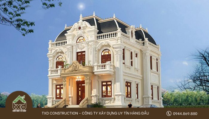 Lưu ý quan trọng khi xây biệt thự kiểu Pháp