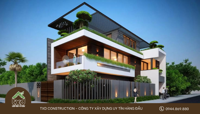 Biệt thự 2 mặt tiền giá 2 tỷ đồng