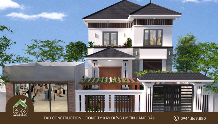 Biệt thự kết hợp ở và kinh doanh