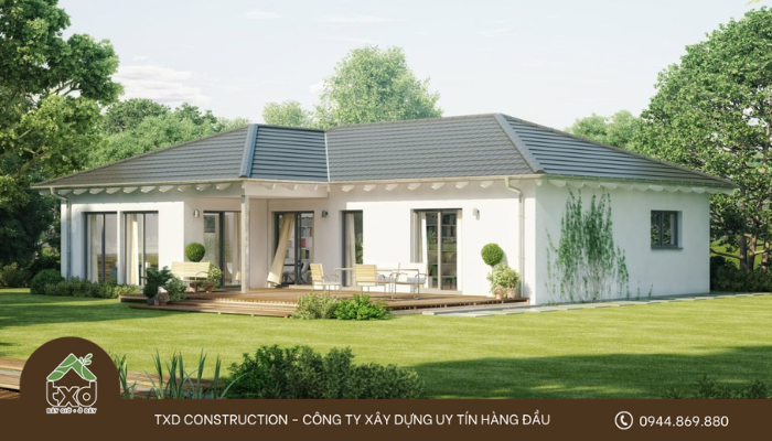 Xây nhà 2 tỷ cấp 4 gần gũi thiên nhiên