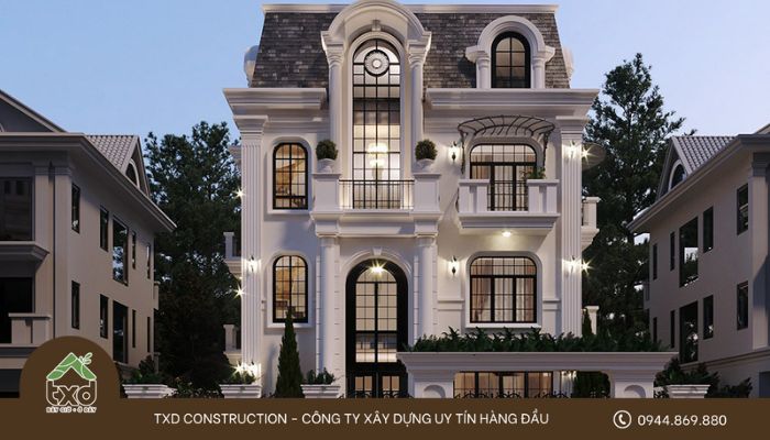 Chi phí xây nhà biệt thự 3 tầng trọn gói