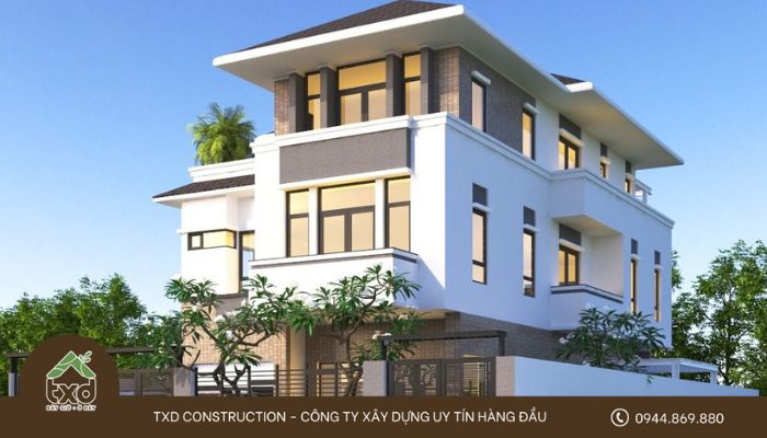 Các hạng mục chi phí khi xây biệt thự 200m2
