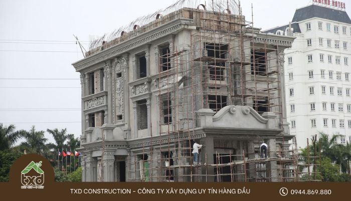 Cách tính giá xây thô biệt thự chi tiết