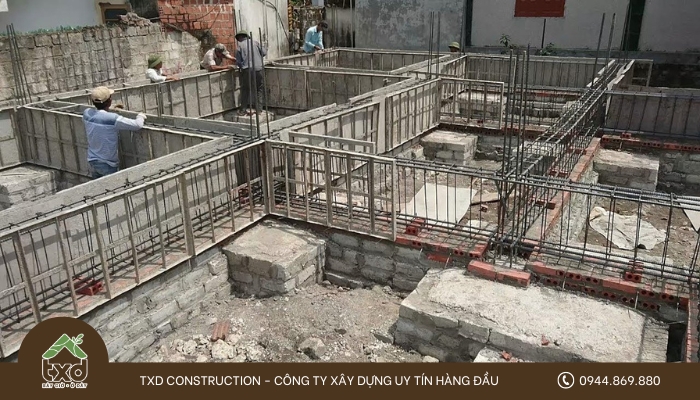 Chi phí xây dựng phần thô phụ thuộc vào nhiều yếu tố khác nhau