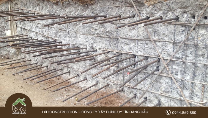 Quy trình thi công khoan cấy thép chi tiết