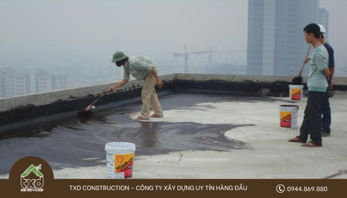 Quy trình xử lý chống thấm trần nhà bị nứt chuẩn kỹ thuật