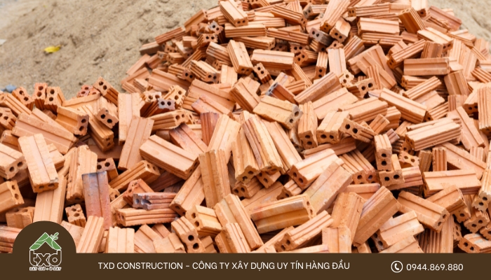 Gạch đất nung phù với nhà cấp 4 hoặc nhà ở vùng nông thôn