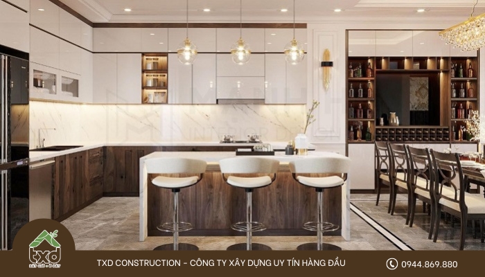 Tiêu chuẩn chiều cao bếp phổ biến hiện nay