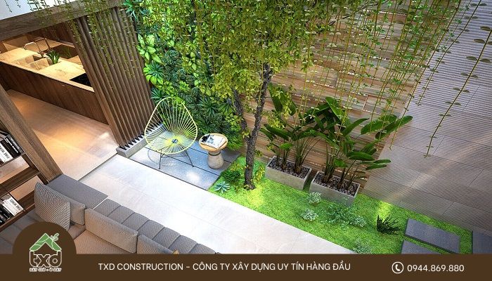Giếng trời có tác dụng gì?
