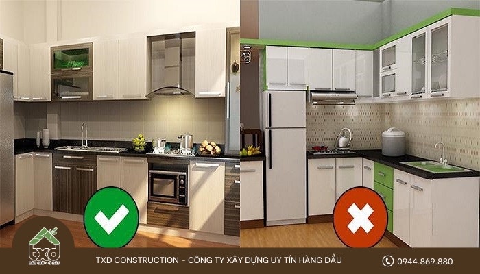 Những lưu ý cần biết khi chọn hướng bếp