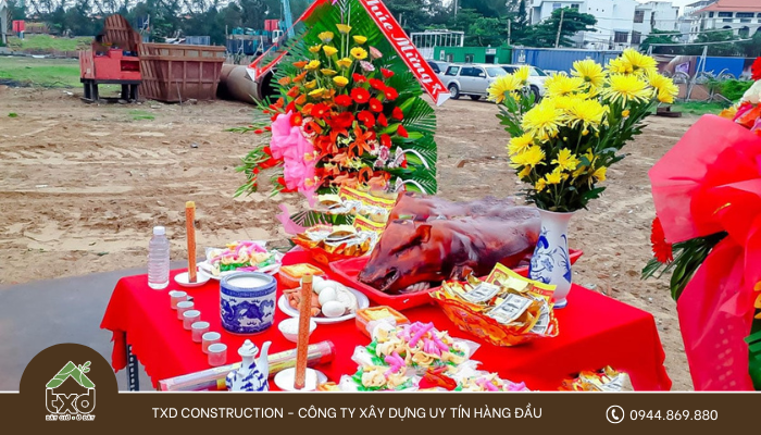 Lễ cúng động thổ phải chuẩn bị nghiêm túc và đầy đủ