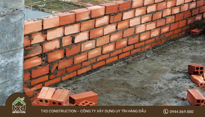 Lưu ý về mạch vữa, loại gạch và hao hụt vật liệu
