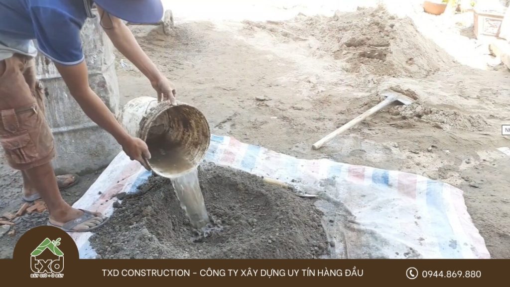 Cách trộn xi măng láng nền đúng chuẩn cho các công trình